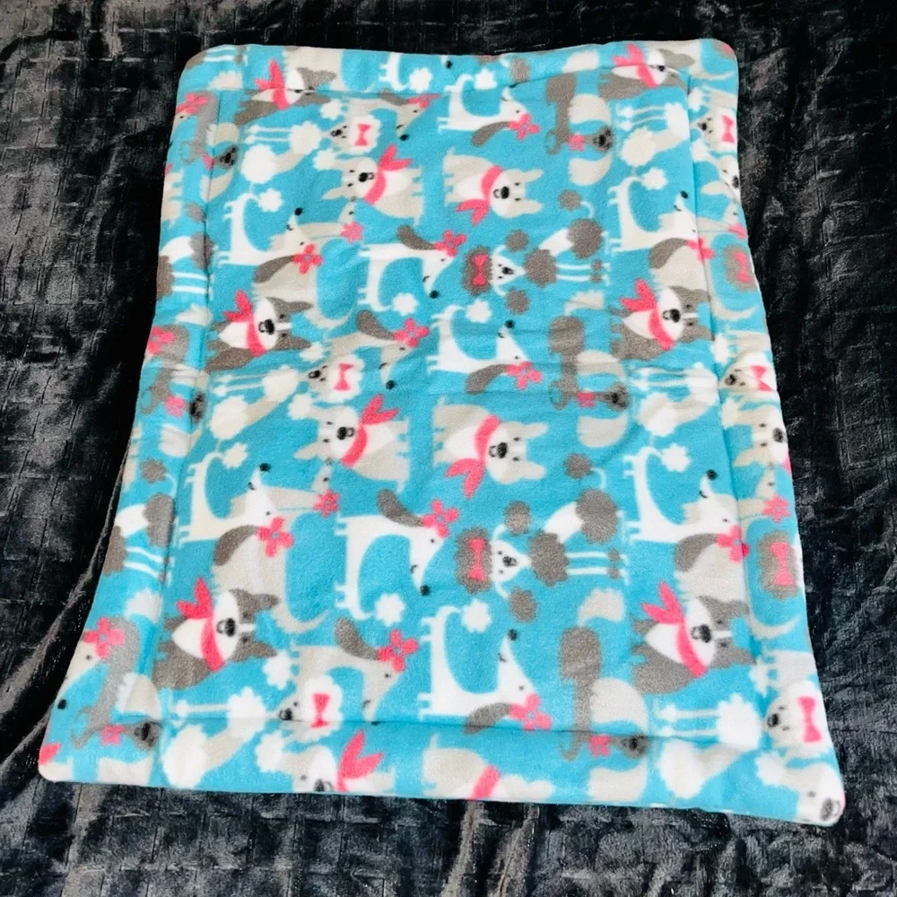 New, Plush, fleece dog bed Blue/Teal Color, Assorted Breed Bed!